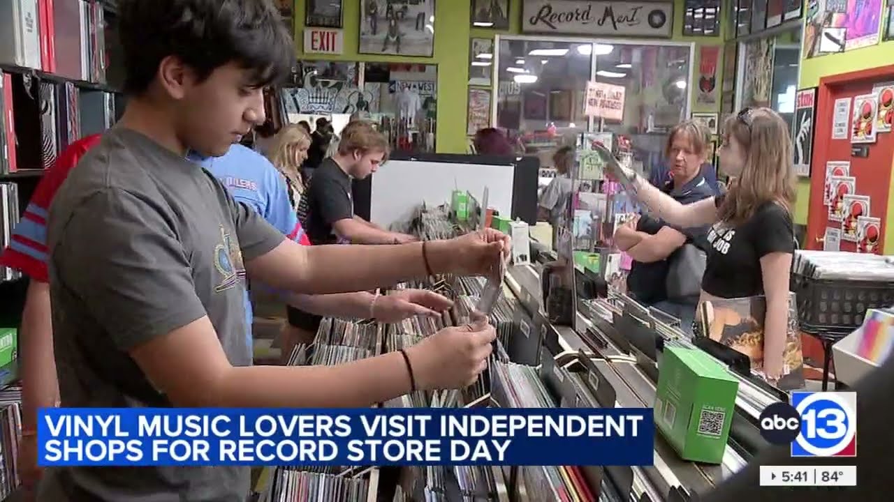 Houston vinyl music lovers shop around for Record Store Day
