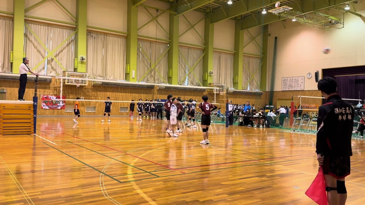 4月19日　春季大会　潮陵戦1セット目