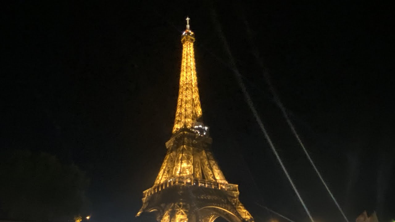 Eiffel Tower | Paris | Top View | Summit at Night