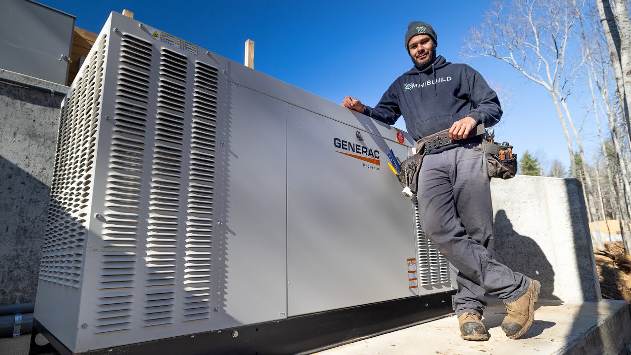 80kW Generac Standby Generator Install | Large-Scale Power Backup by Omnibuild