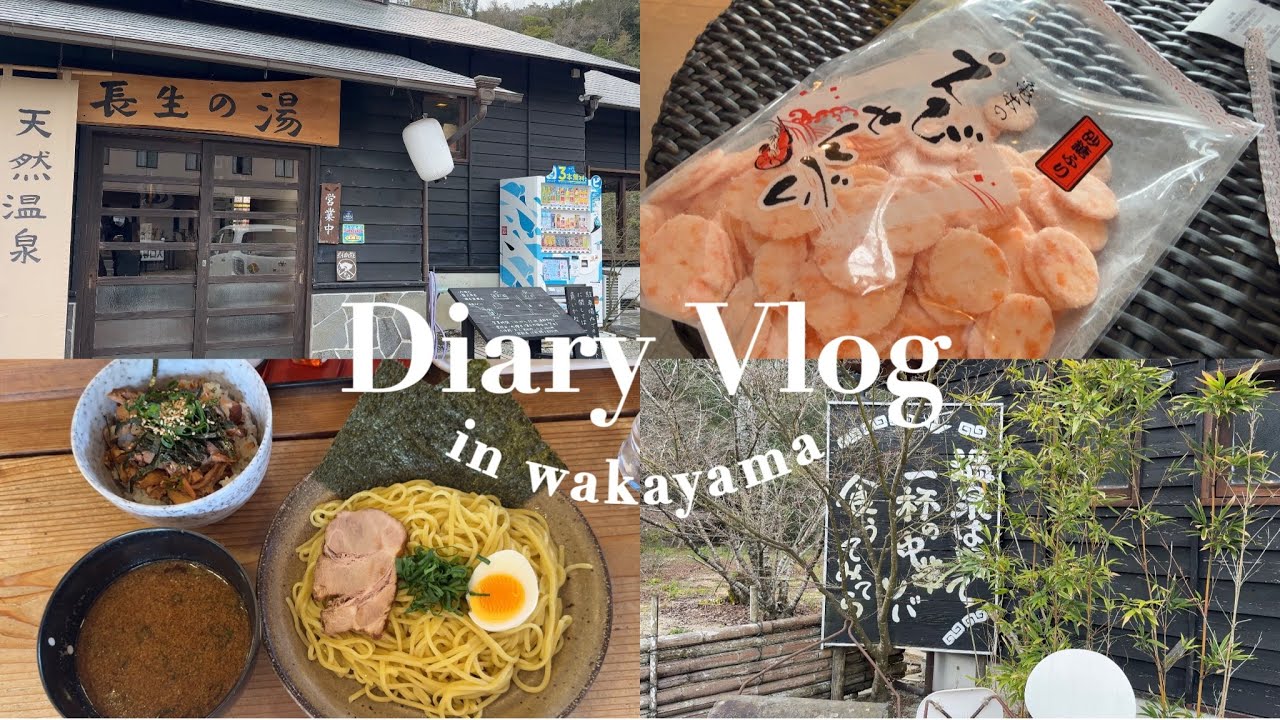 【vlog.2】羽田から1時間✈️｜和歌山・白浜温泉へ日帰り旅