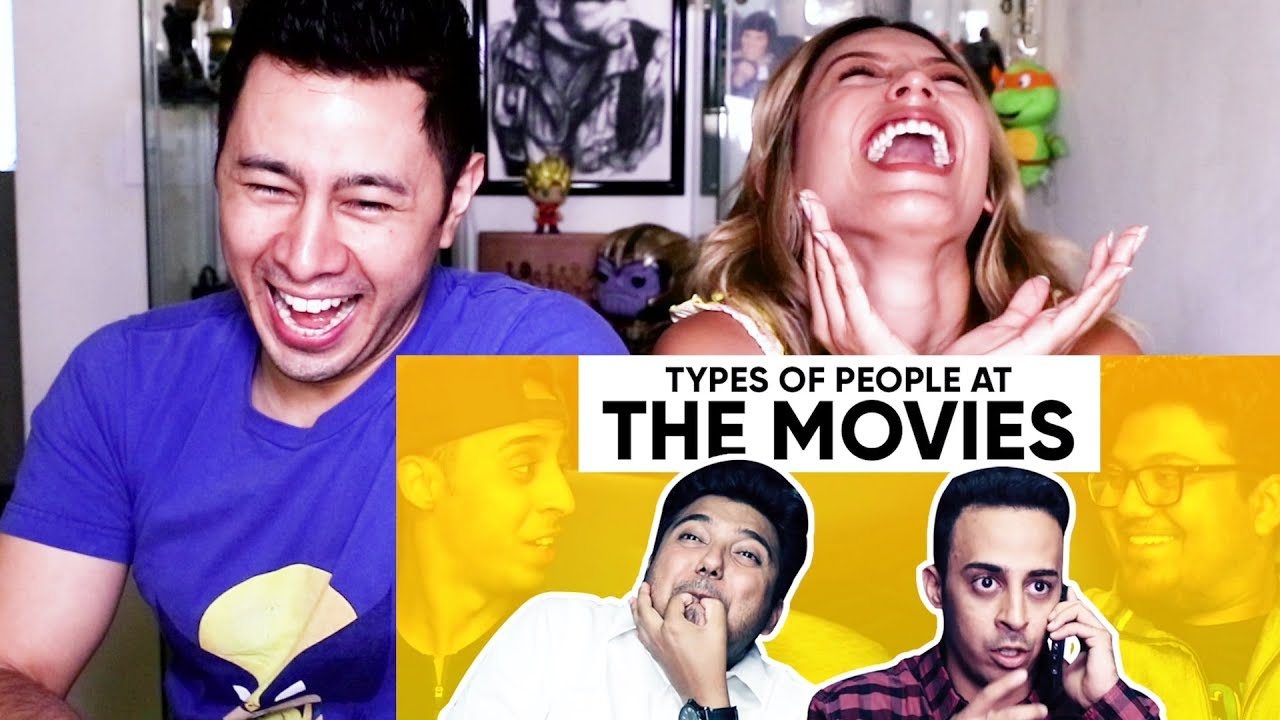 JORDINDIAN | TYPES OF PEOPLE AT THE MOVIES | Reaction!