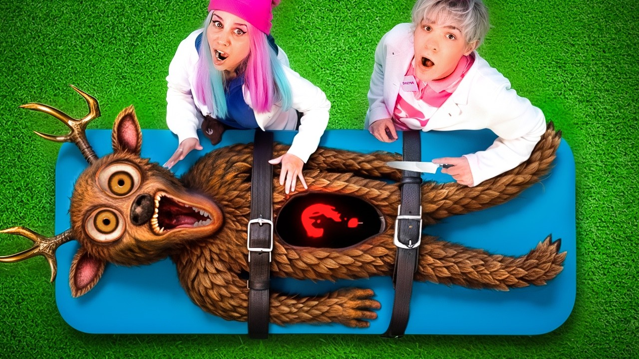 что внутри? РАЗРЕЗАЕМ DEER MONSTER в 3:00 ночи !!!