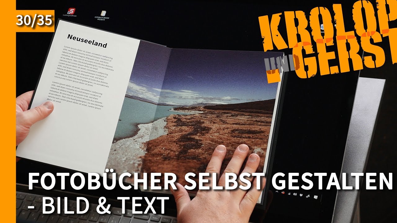 Bild & Text im Fotobuch - 30 - Fotobücher selbst gestalten 📷 Krolop&Gerst