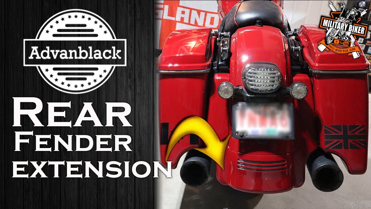 Step-by-Step Advanblack Rear Fender Extension Install on a 2021 Street Glide Special