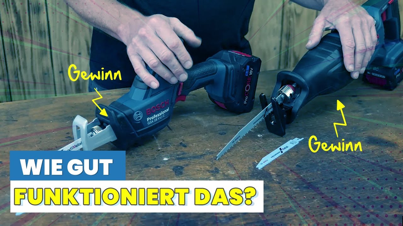 METALL SÄGEN mit der SÄBELSÄGE – Wie gut schneiden die ab? GSA 18V-28 & GSA 18V-LI C || ToolGroup