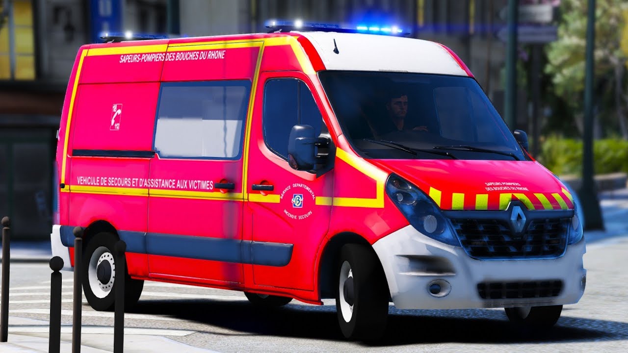 [GTA 5] MA MEILLEURE GARDE AU VSAV - RENAULT MASTER 3 | SAPEURS-POMPIERS #INTERVENTION55