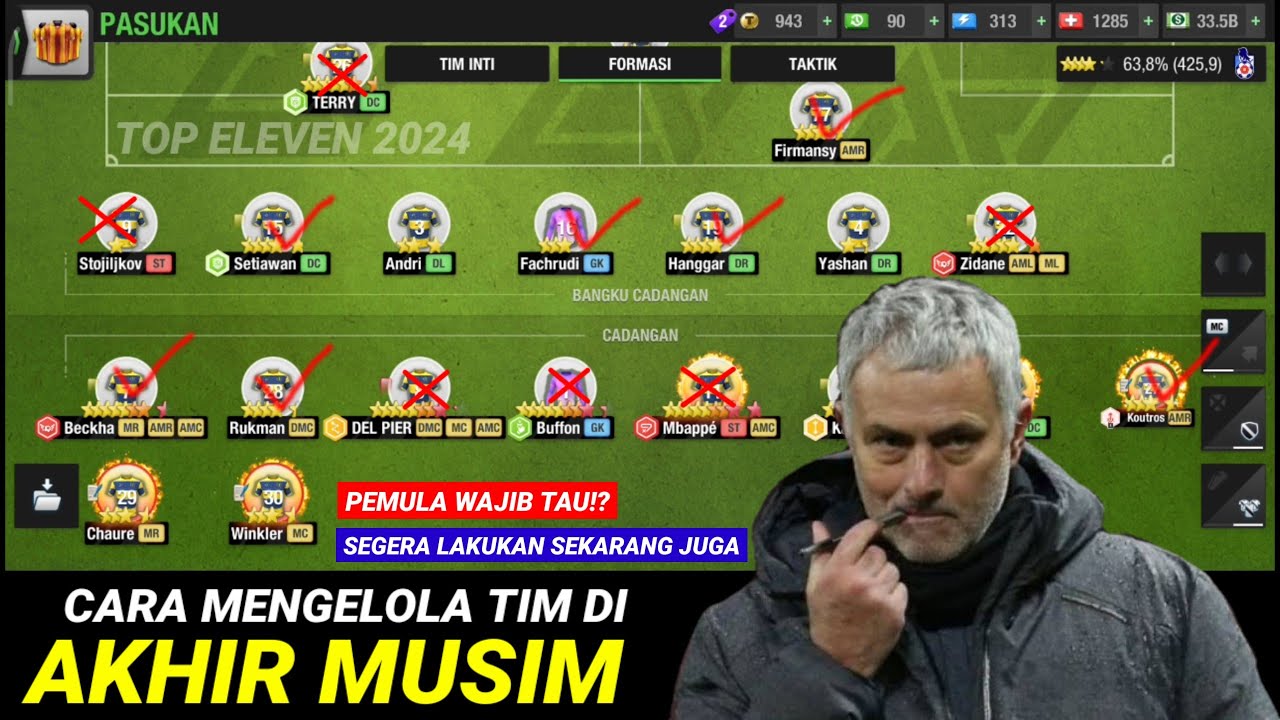 Cara Baru Mengelola Tim Di Akhir Musim | Top Eleven 2024