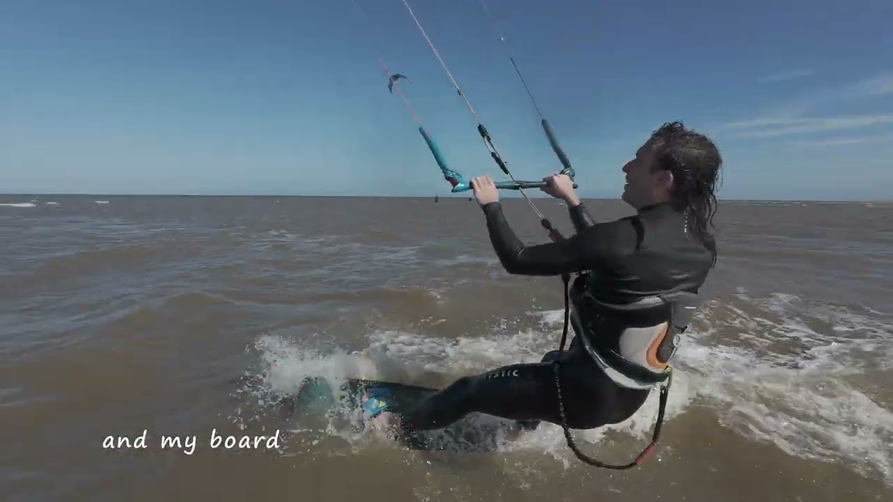 A year learning to Kitesurf