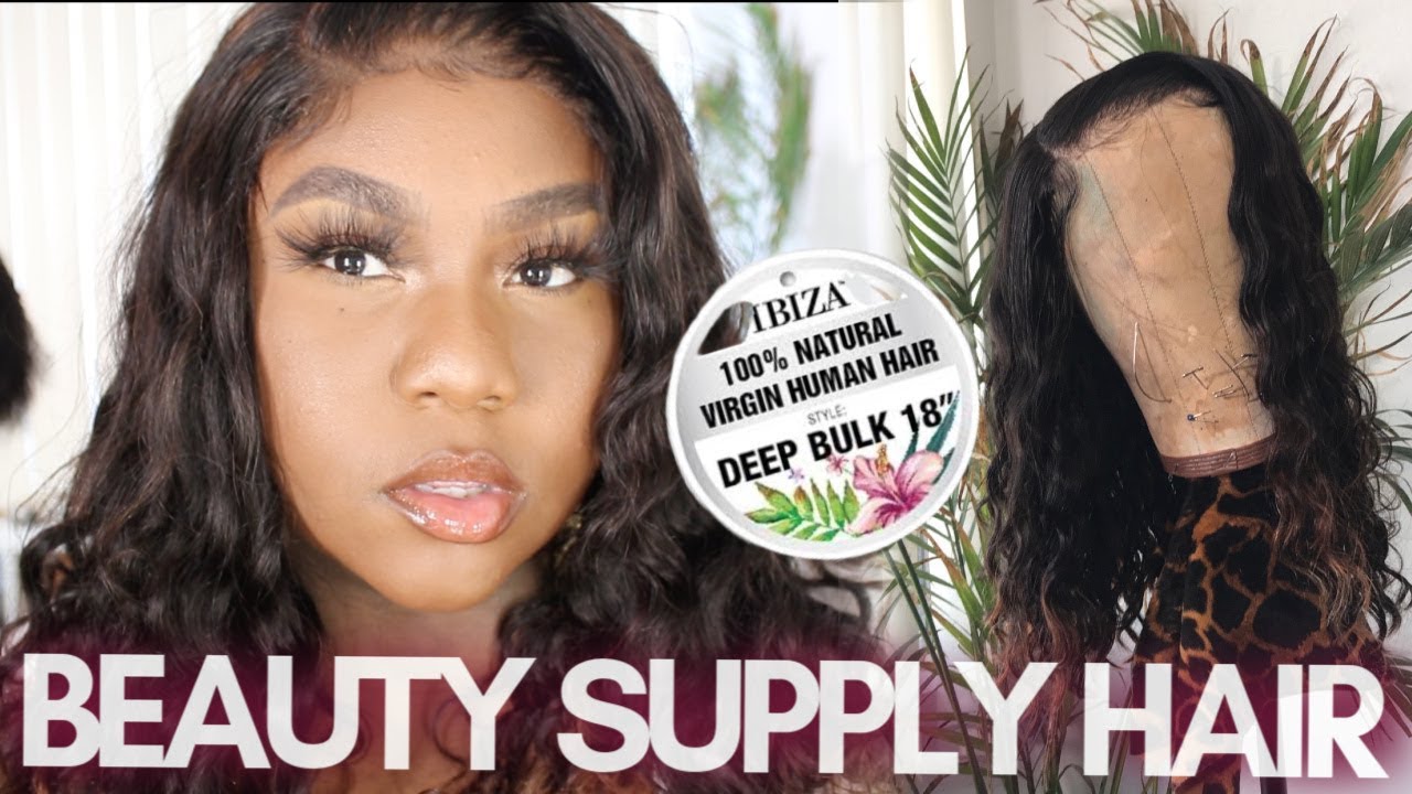 BEAUTY ON A BUDGET || BEAUTY SUPPLY HUMAN HAIR INSTALL || SHAKE N GO IBIZA LOOSE DEEPWAVE