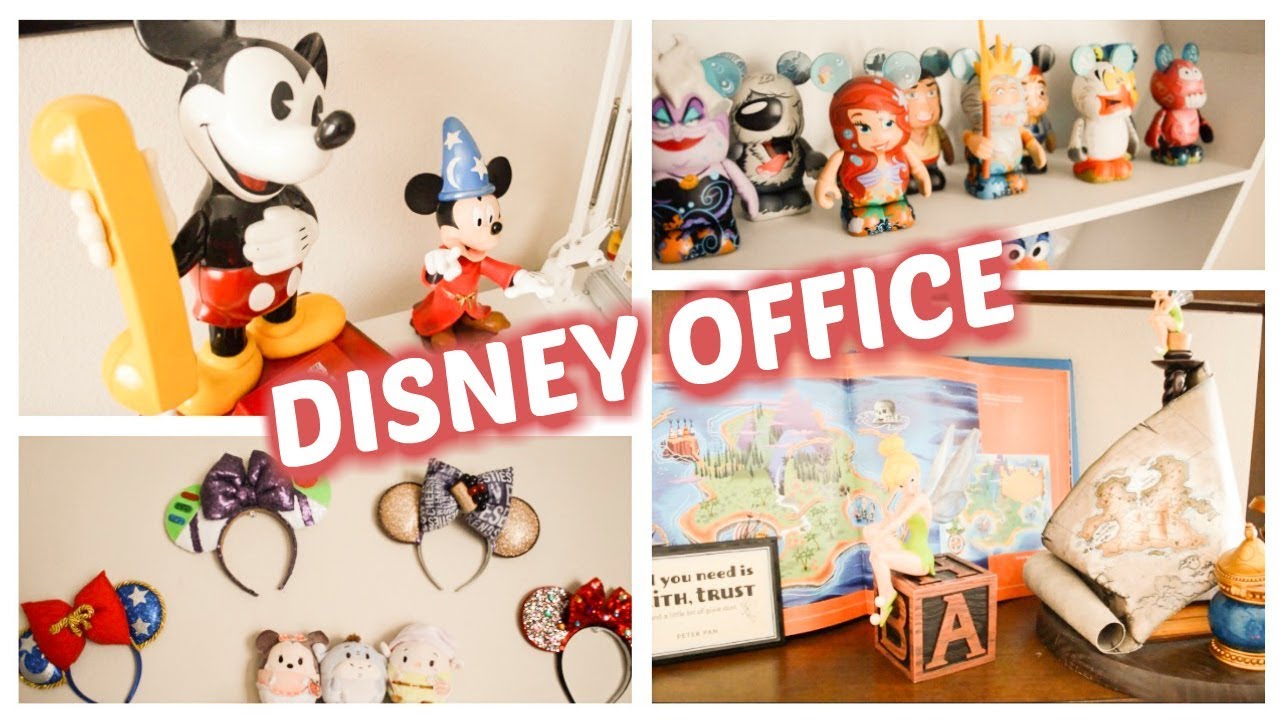 DISNEY THEMED OFFICE TOUR! | Epic Disney Room