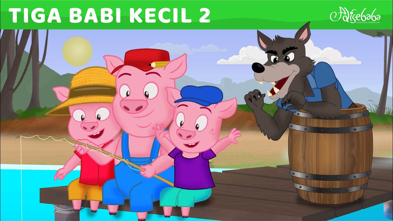 Tiga Babi Kecil Berkemah Kartun Anak | Dongeng Anak Anak | Cerita Bahasa Indonesia