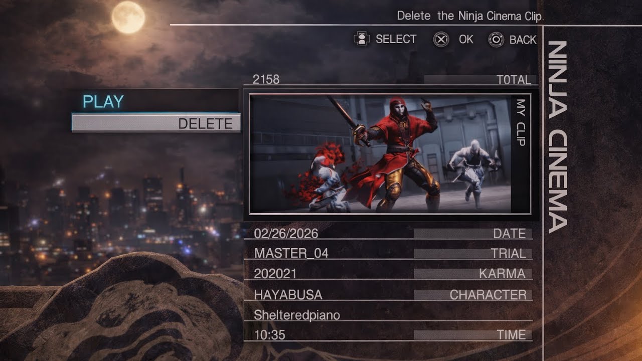 NINJA GAIDEN 3: Razor's Edge Master trial 4 (NO DAMAGE) DS