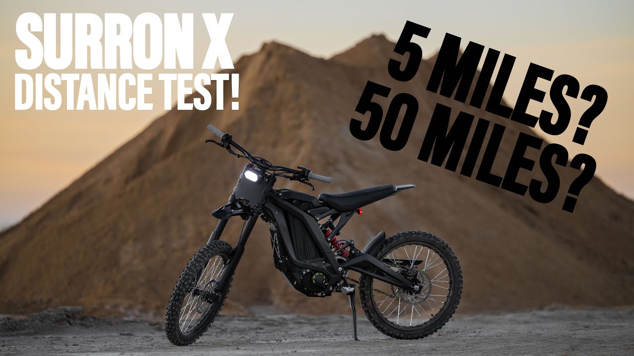 Sur-Ron X Distance Test! | How far will a single charge last?