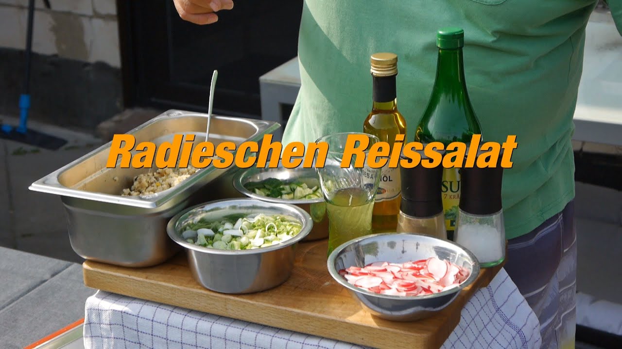 Radieschen Reissalat