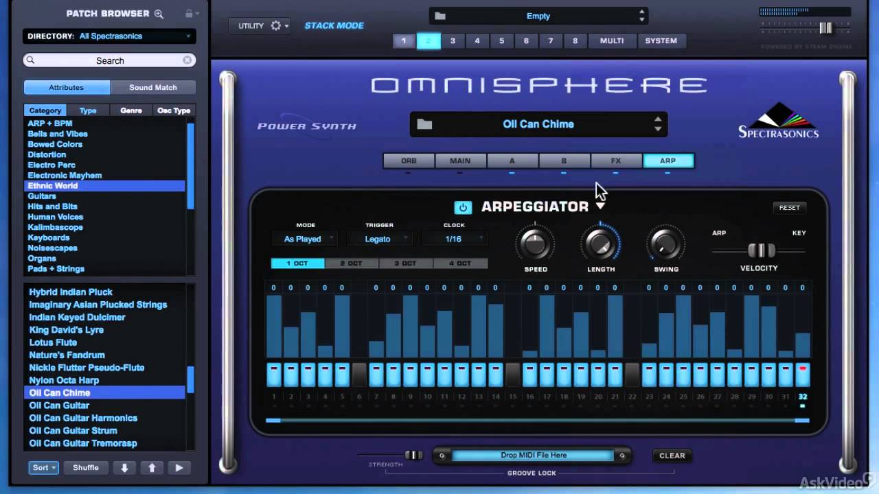 Omnisphere 201: Omnisphere 2 Xtreme - 15. Combining Arpeggiators