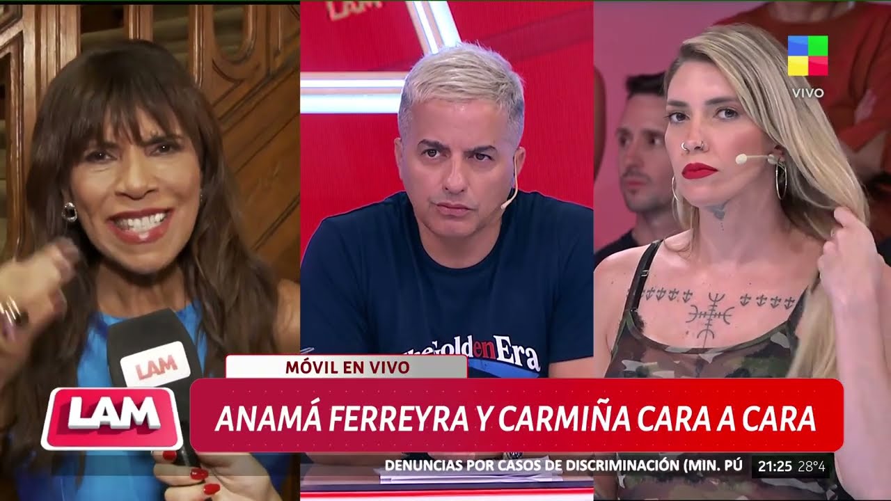 💥 ANAMÁ FERREIRA Y CARMIÑA CARA A CARA