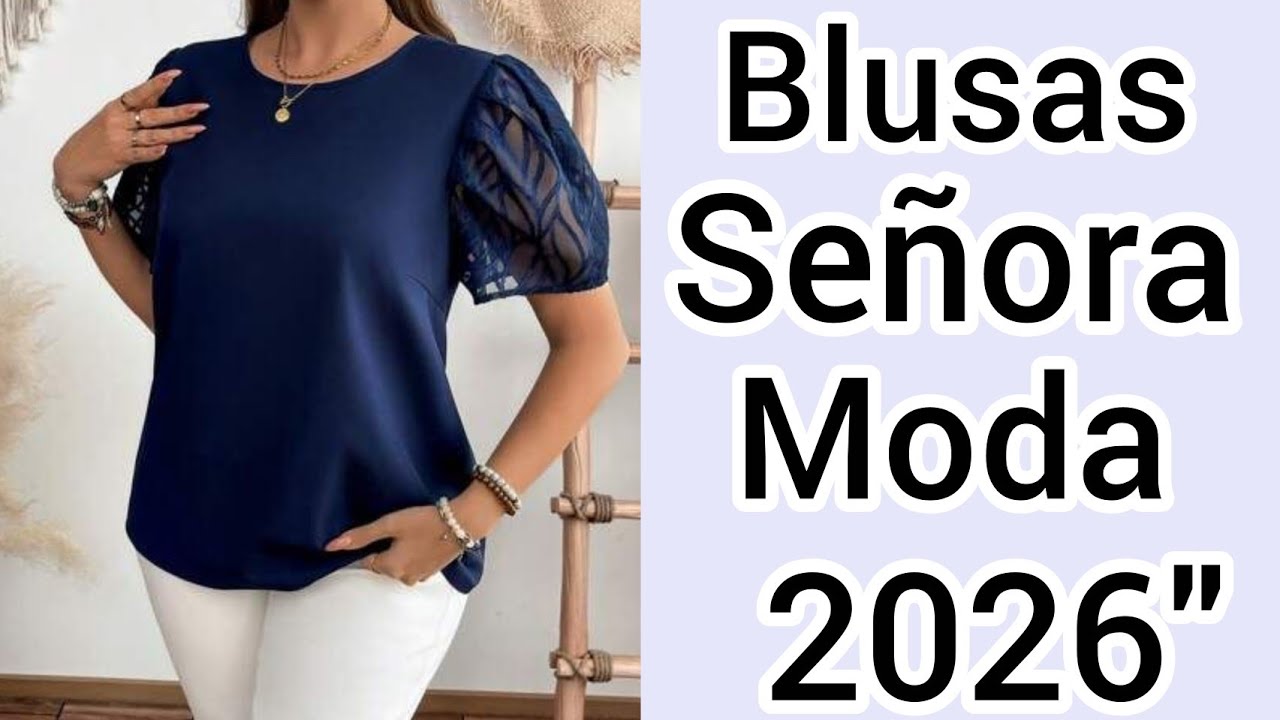 BLUSAS ELEGANTES para SE&Ntilde;ORAS de 50 A&Ntilde;OS / NUEVaS BLUSAS de MODa 2024