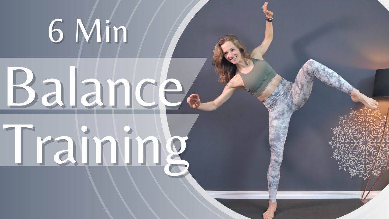 6 Min Fun Balance Workout - Trainiere dein Gleichgewicht & die Fußgelenke