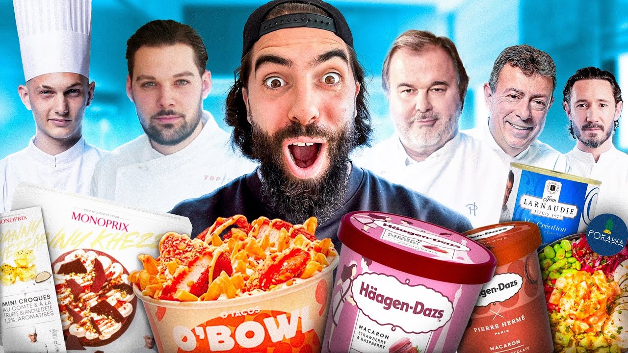 Je teste les COLLABS FOOD de GRANDS CHEFS FRANÇAIS