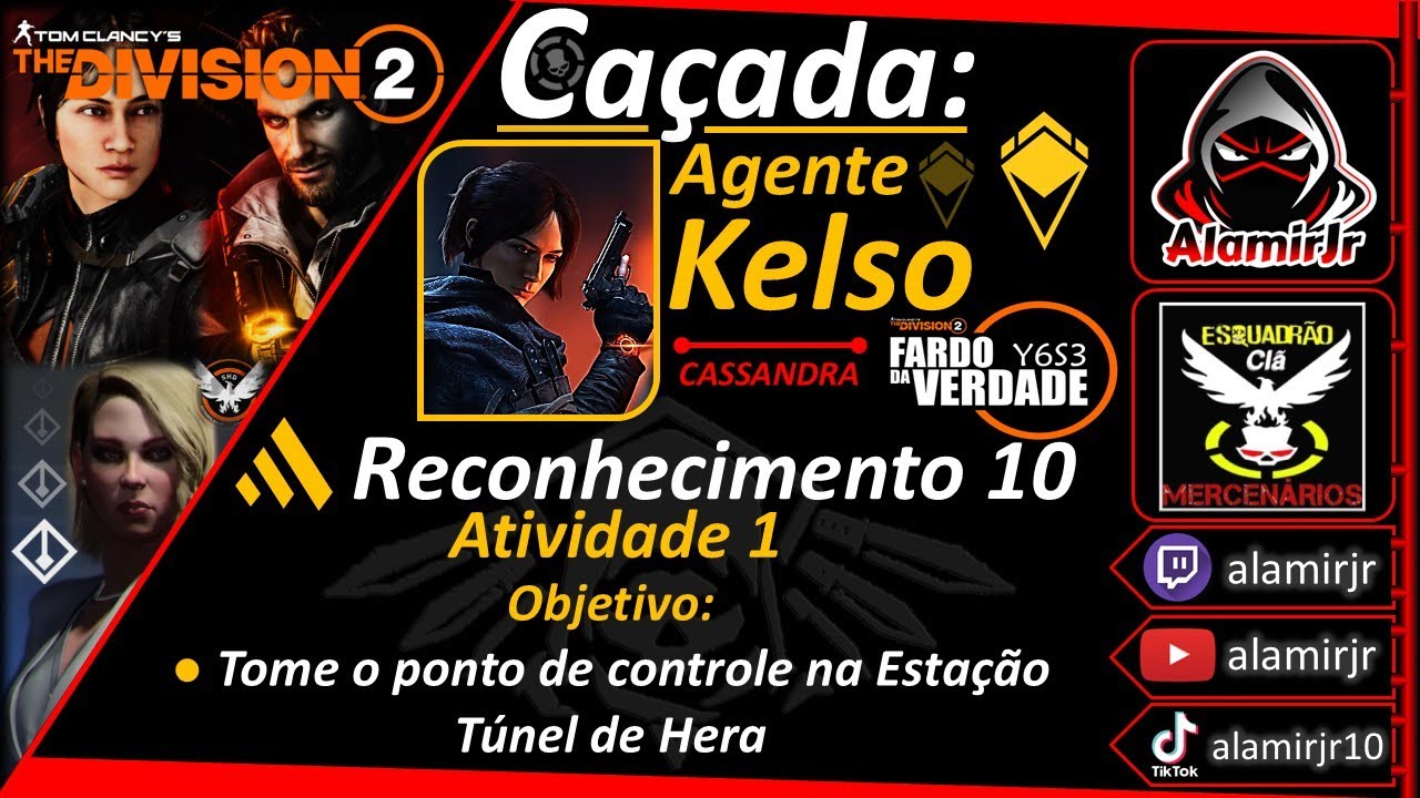 The Division 2 - Ca&ccedil;ada Agente Kelso - Reconhecimento 10: Atividade 1 - PS5 - Cl&atilde; MBR ✌️