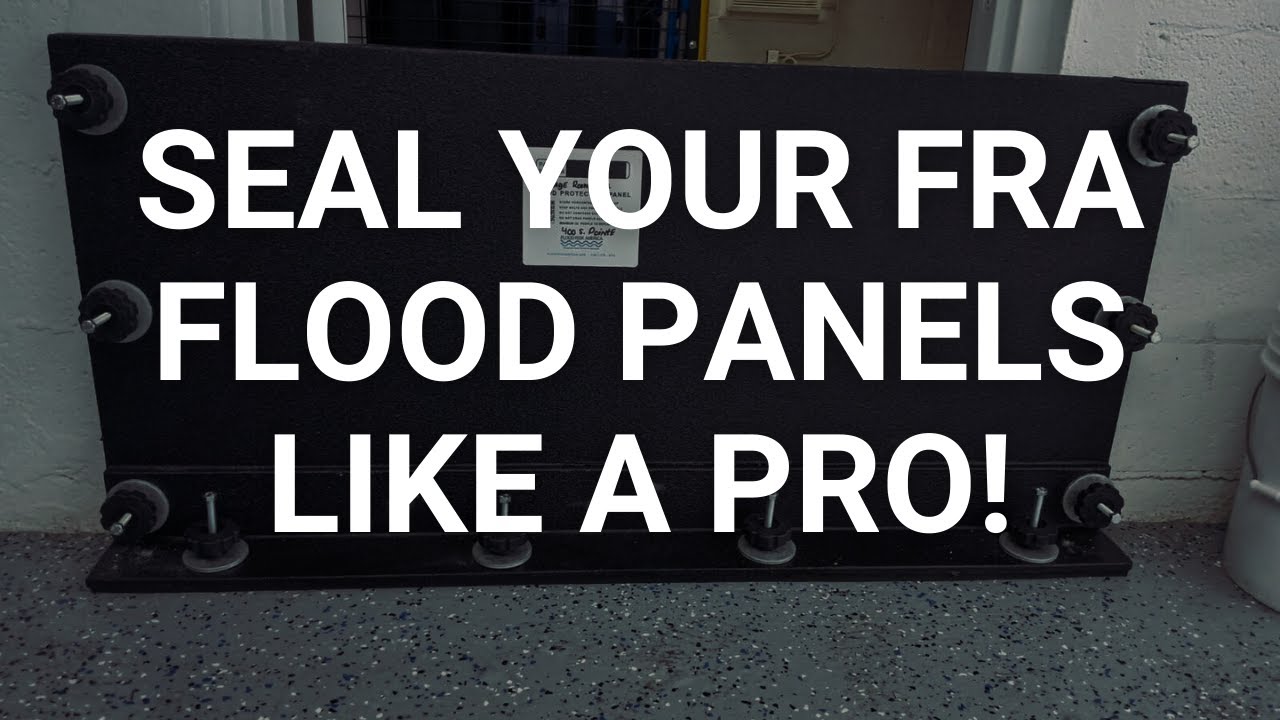 How to Re-Apply a New Gasket on Flood Panels