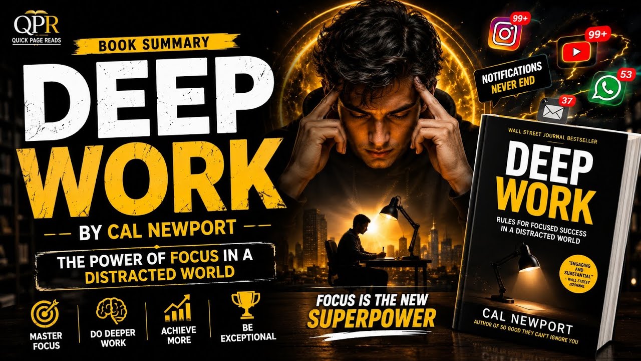 Deep Work Summary | The Skill That Makes You Unstoppable 