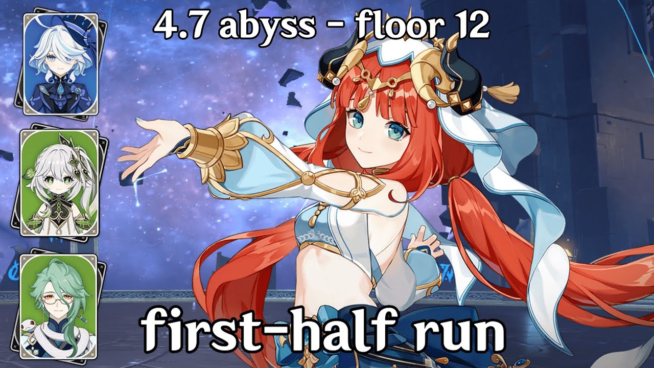 4.7 abyss floor 12 - saying goodbye to triple kenki with nilou bloom