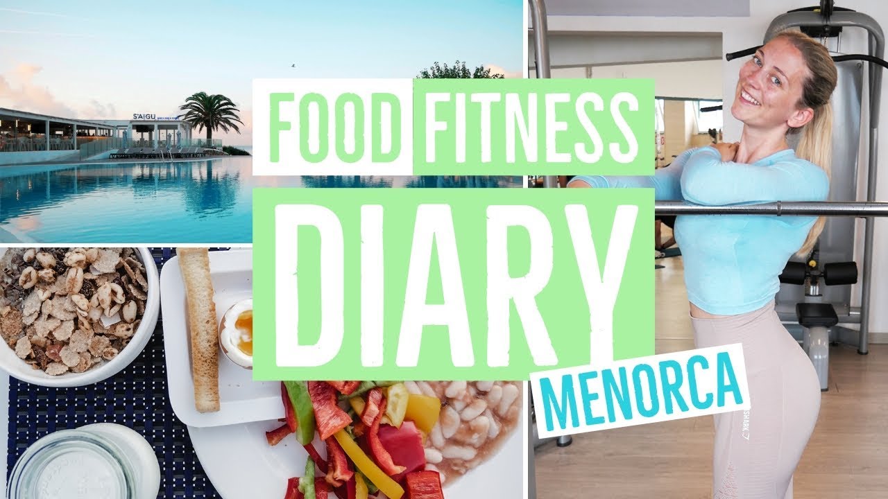FOOD DIARY & FITNESS VLOG ☀ Full Day of Eating | Ernährung im Urlaub | Roomtour + Cheatday
