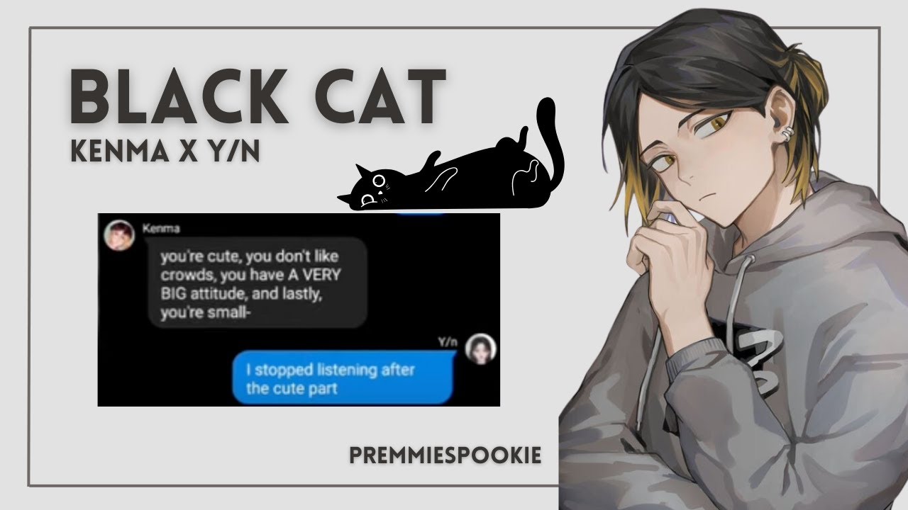 Black cat | Kenma x Y/n | Oneshot | premmiespookie