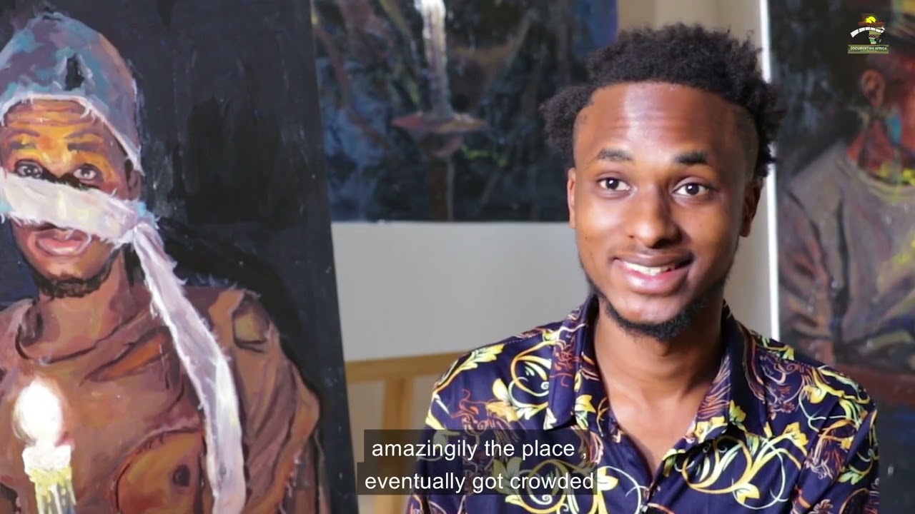 A DAY WITH RWANDAN PAINTER