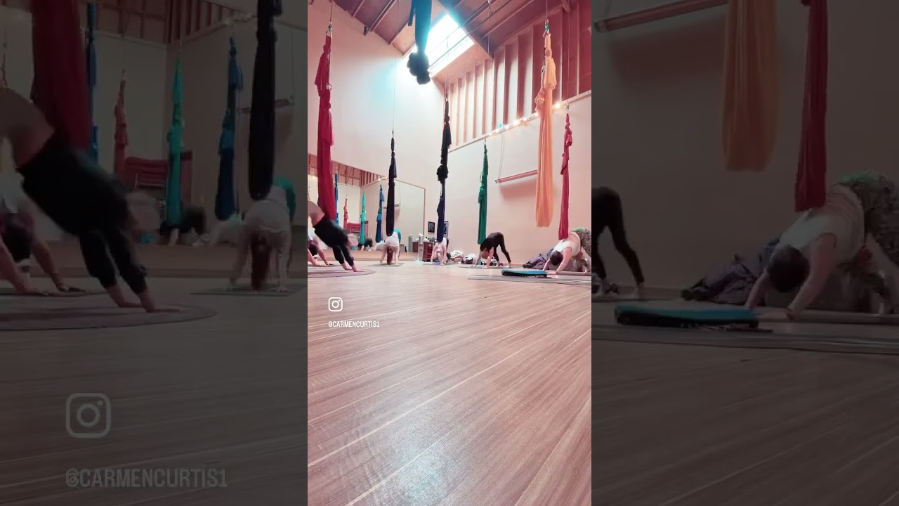 aerial yoga teacher training and online classes #aerialyoga #aerialyogateachertraining