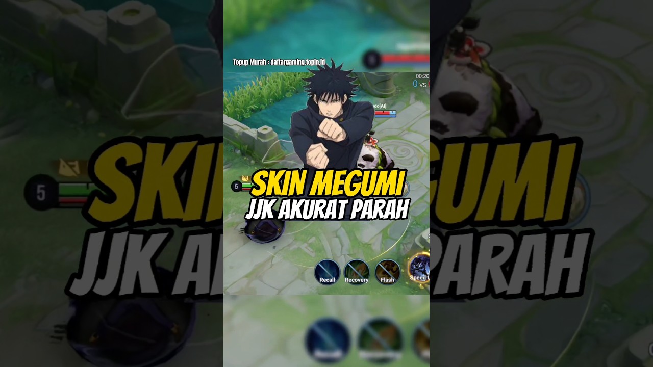 Skin Megumi Hok Akurat Parah #HonorofKings #Jujutsukaisen #HOKxJJK #HOKID #hokstudio