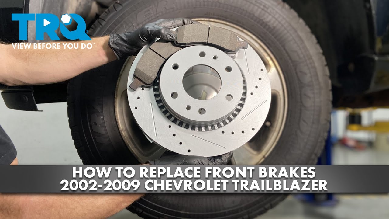 Как заменить передние тормоза на Chevrolet Trailblazer 2002-2009