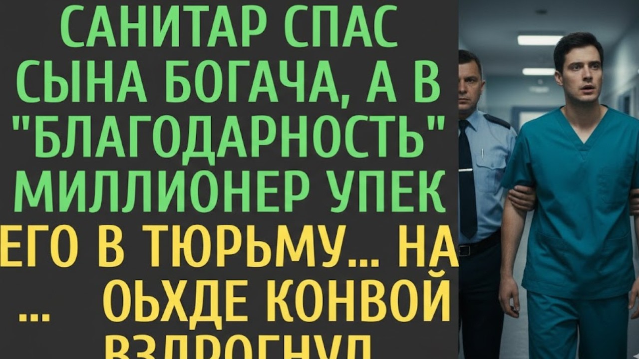 Санитар спас сына миллионера 😢 Но его посадили в тюрьму… Финал шокирует 😱 | История до слёз
