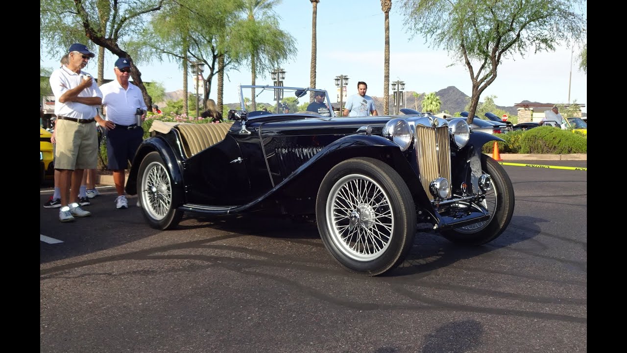 1948 MG TC in Black Paint & Engine Start Up on My Car Story with Lou Costabile
