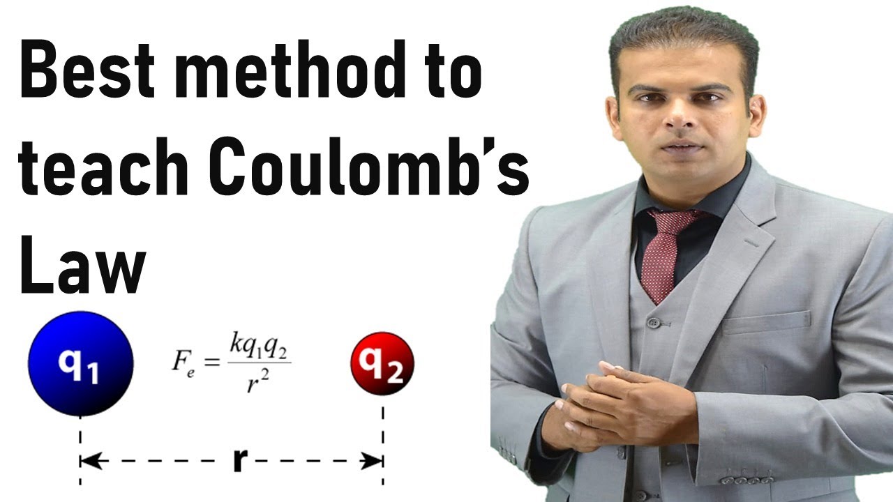 Best and simple way of teaching Coulombs Law with demonstration by Shafiq Anjum / Anjum Academy
