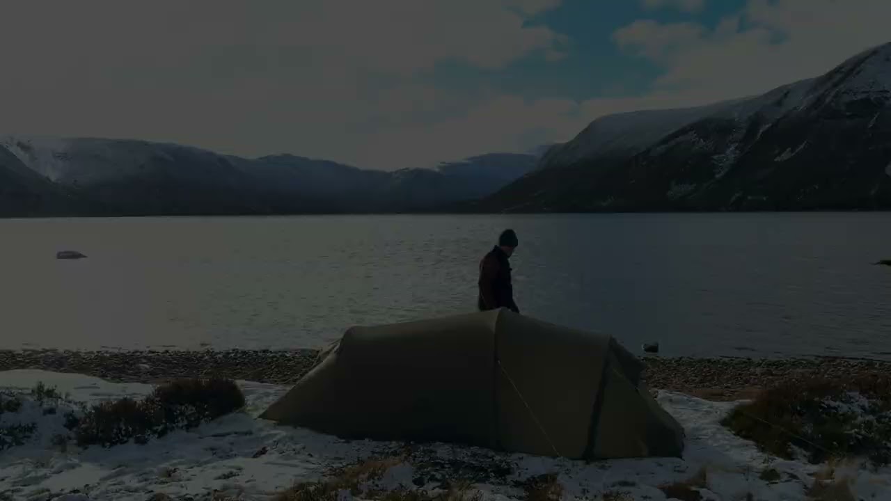 Loch Muick camp video and drone footage