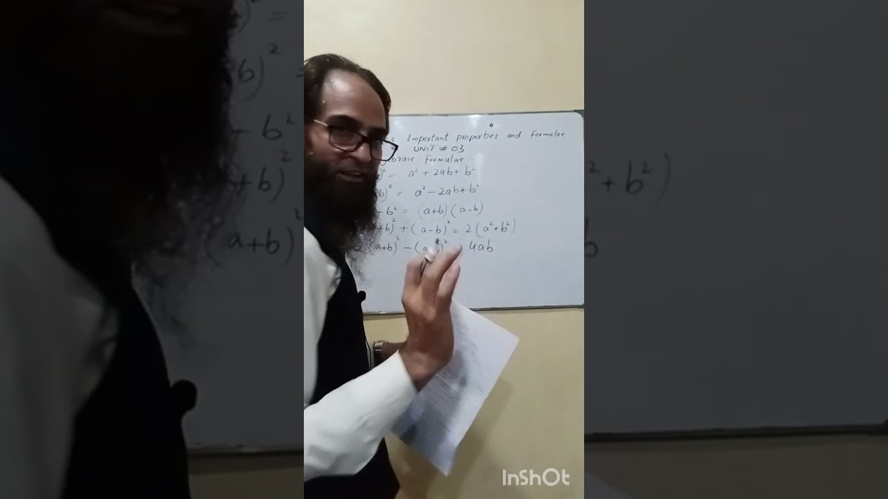 @Grade-9, UNIT#2,3,4,  Important Formulae, Sindh Text Books 