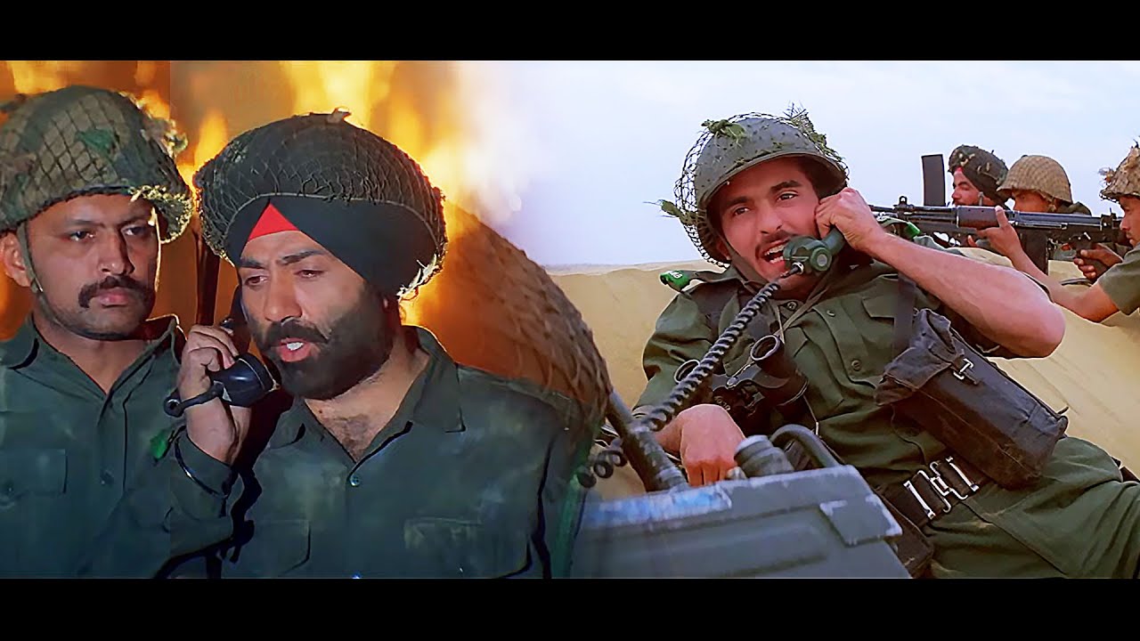 सर पाकिस्तान की पूरी टैंक रेजिमेंट हमारे तरफ आ रही है | Sunny Deol ज़बरदस्त Bollywood Movie Scene