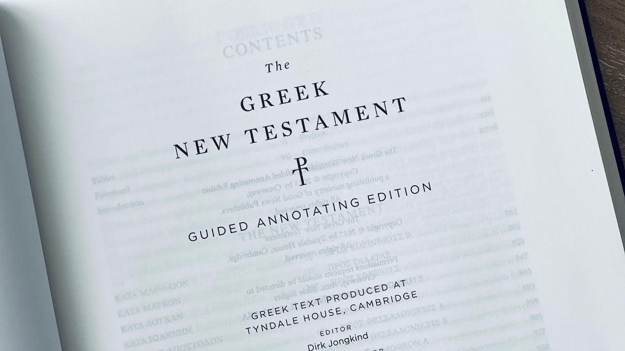The Greek New Testament – Guided Annotating Edition