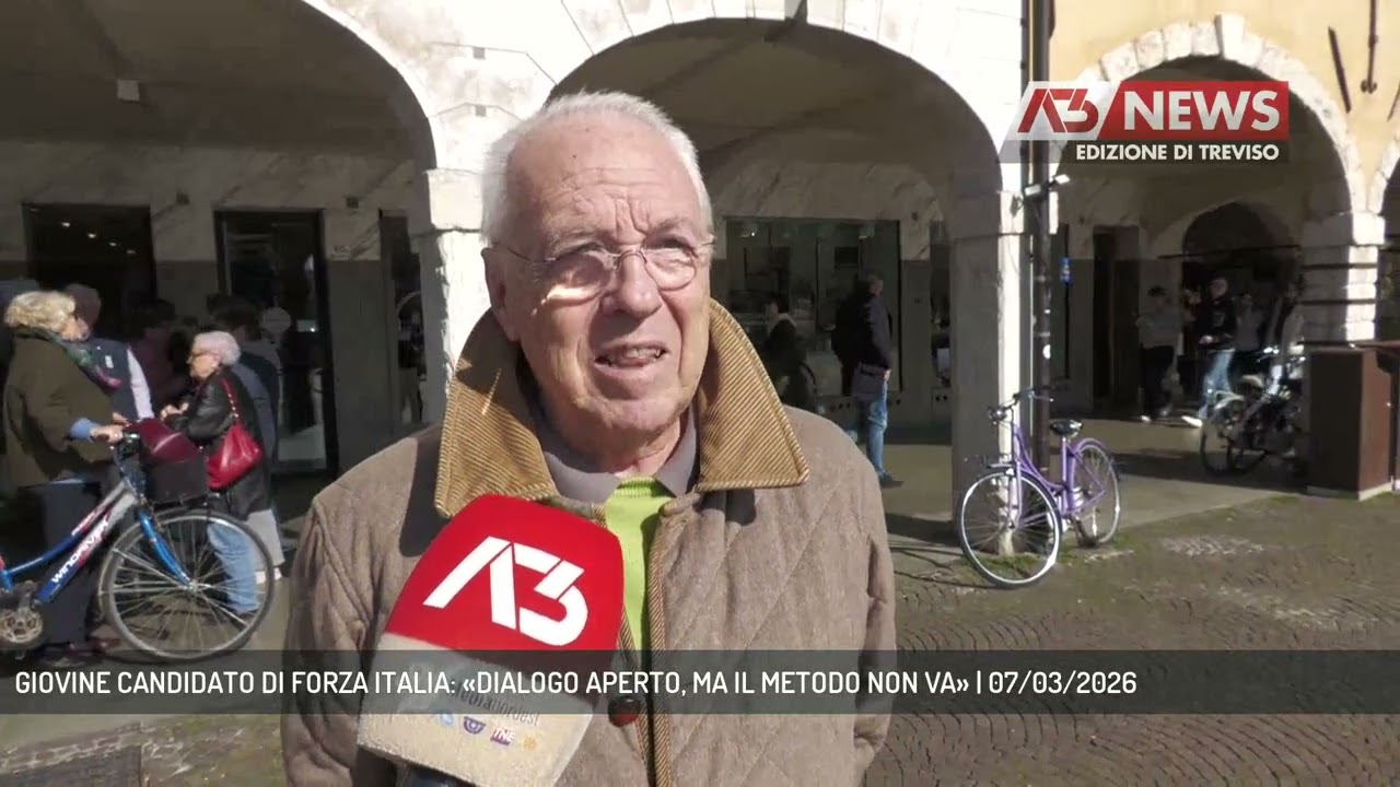 GIOVINE CANDIDATO DI FORZA ITALIA: «DIALOGO APERTO, MA IL METODO NON VA» | 07/03/2026