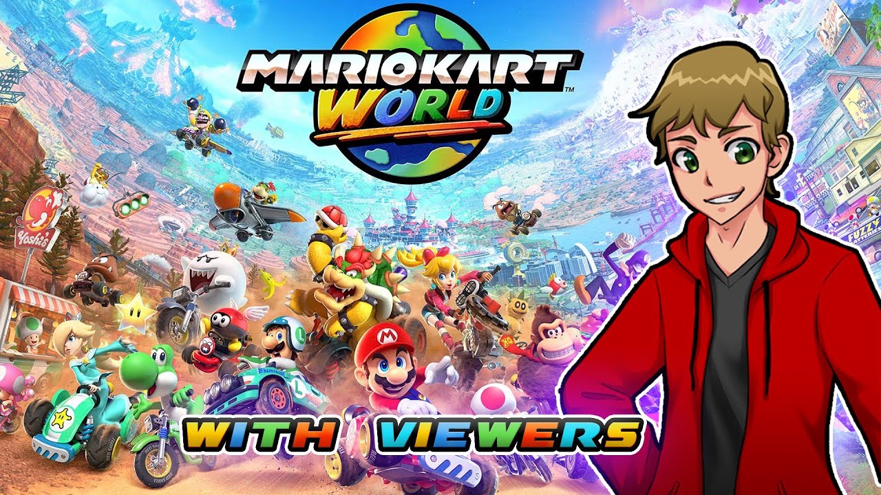 All Around The (Mario Kart) World Red Shells Come After Me!!! | Mario Kart: World w/viewers