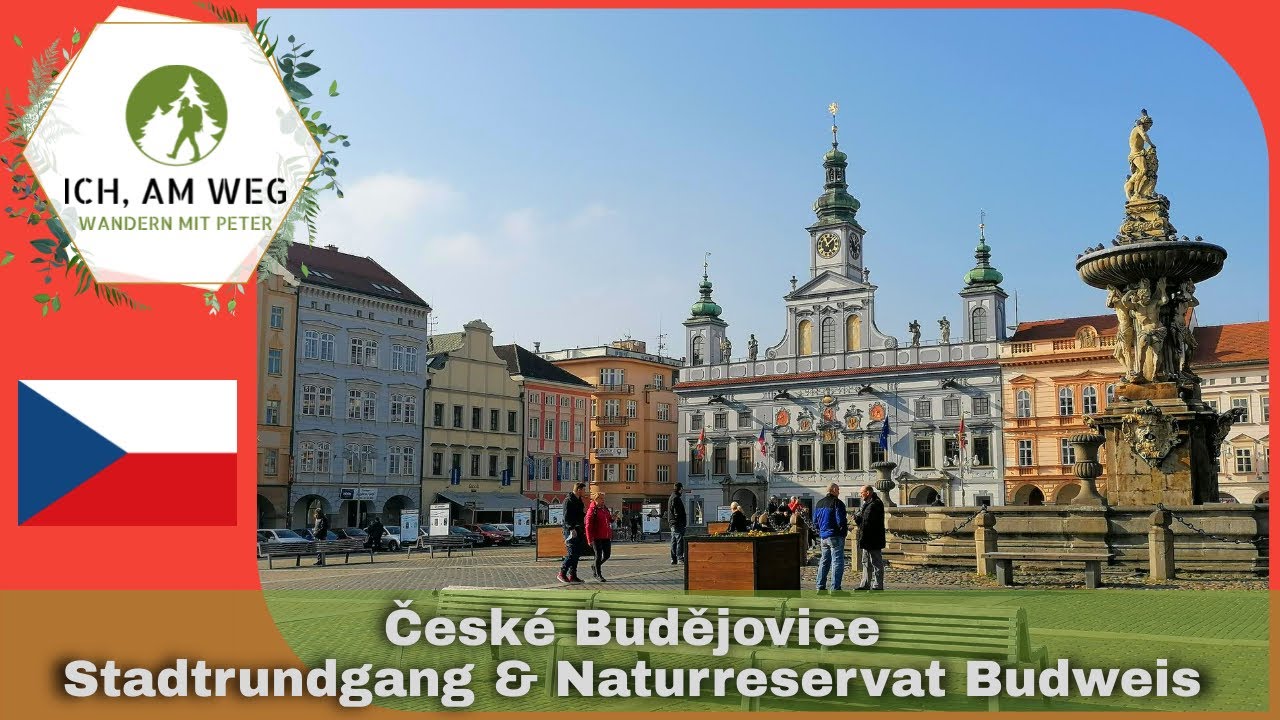 České Budějovice - Stadtrundgang & Naturreservat Budweis