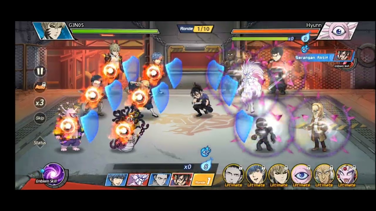 Pertempuran adu Damage UR+ Genos VS UR Metalbat Endurance - OPM The Strongest