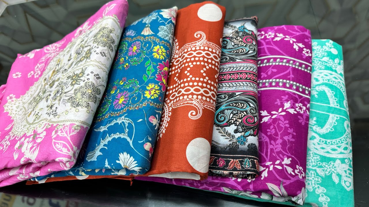 ঈদের সেরা ধামাকা! জমজম VIP Prints Lawn Dress |শিফন ওড়না থ্রিপিস কালেকশন,আধুনিক যুগের সেরা ঈদ কালেকশন