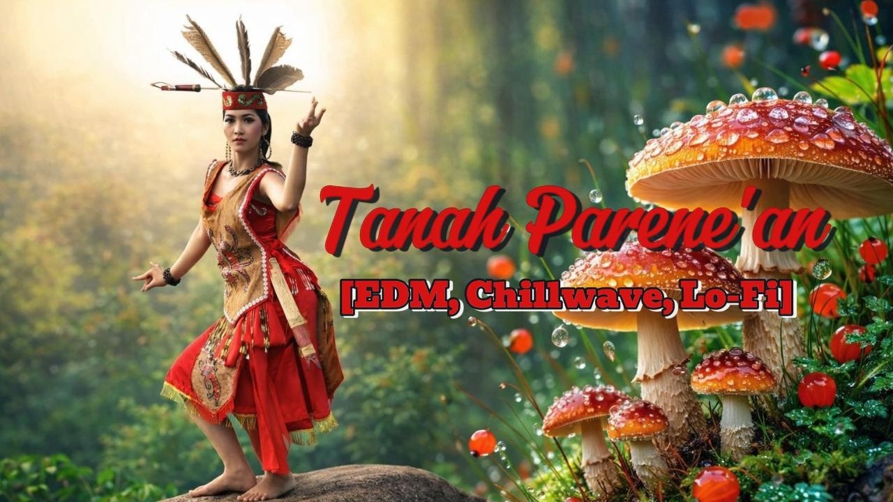 Tanah Parene'an | Cover EDM, Chillwave, Lofi! | Karya AI yang Bikin Lagu Dayak Jadi Keren Banget!