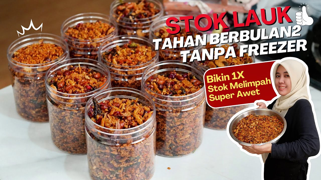 TAHAN 2 BULAN TANPA FREEZER ‼️INI CARA BUAT NYA BIAR NGGAK MELEMPEM!