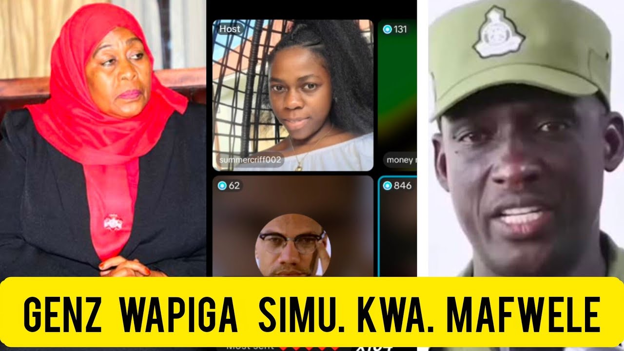 MAANDAMANO YAMECHACHA GENZ WAMPIGIA SIMU MAFWELE LIVE TIKTOK 
