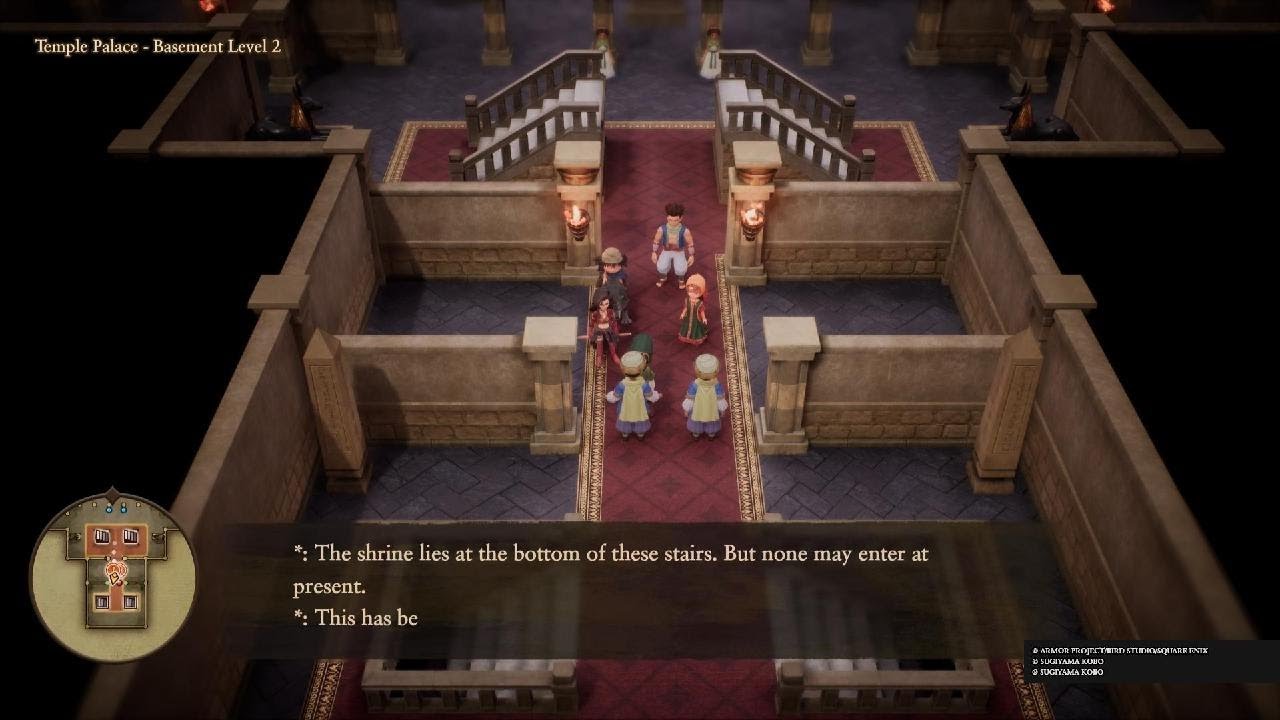 DRAGON QUEST VII Reimagined triple fight
